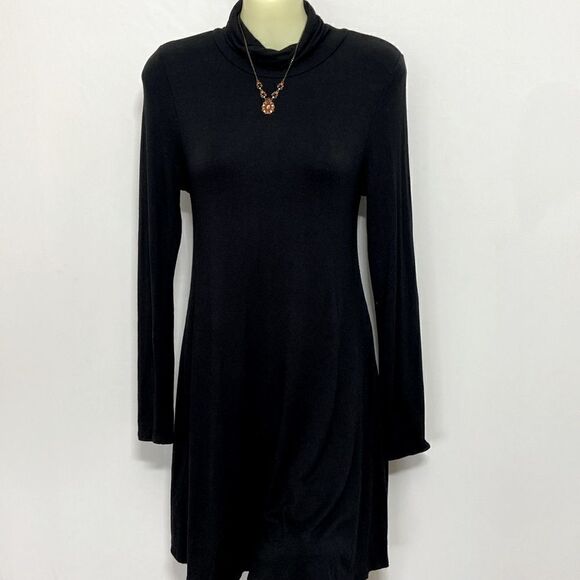Lulu’s Dress “Sway Girl Sway Black Jersey Swing Dress NWOT Sz Sm Lots of… - Picture 5 of 7